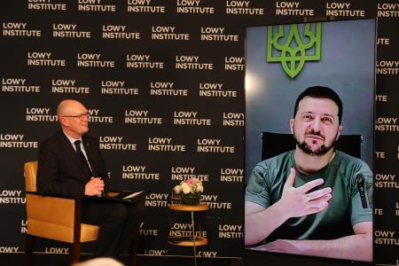 Zelenskyy: when the “Lion of Kyiv” addressed the Lowy Institute