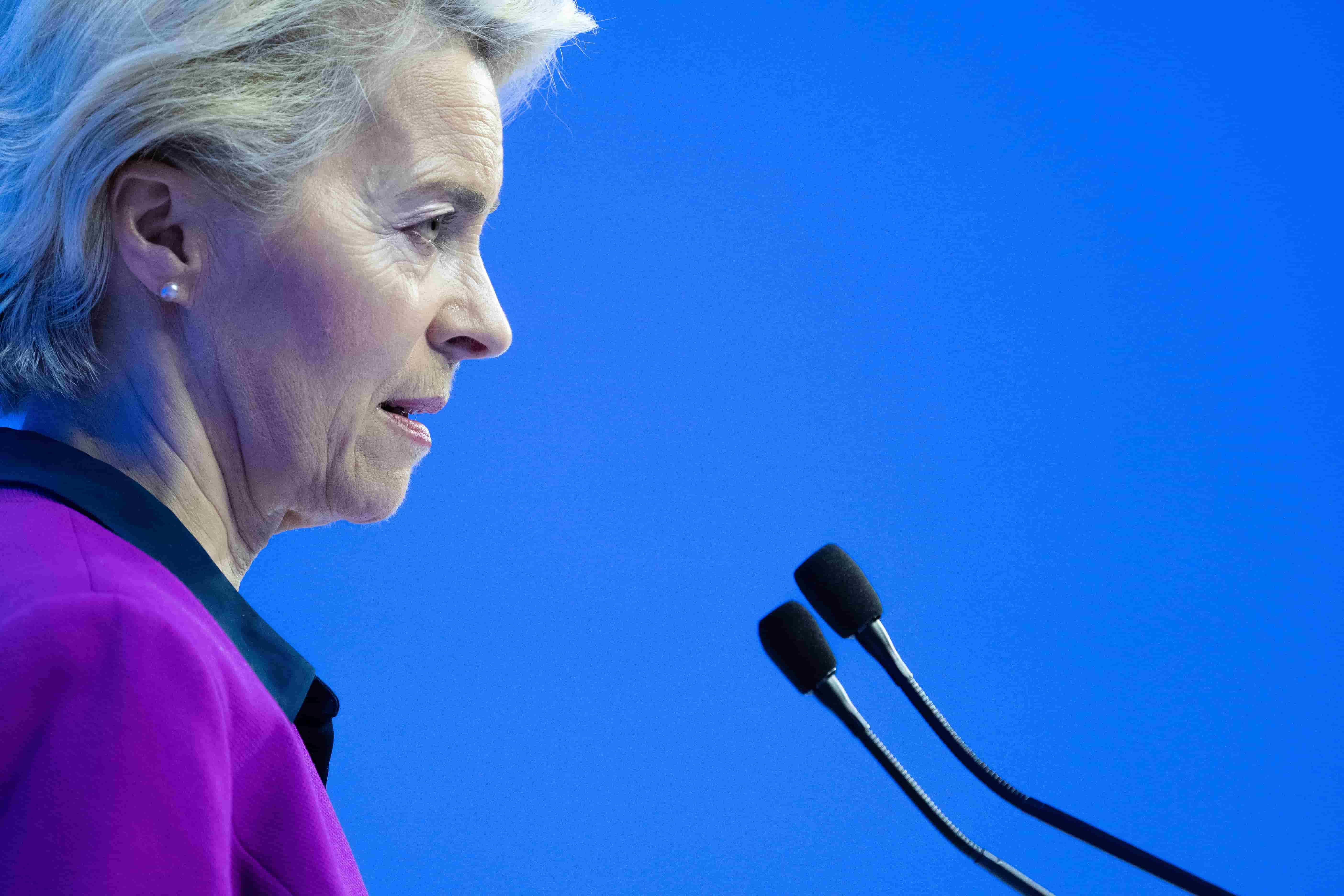 European Commission President Ursula von der Leyen has moved closer to the US position on security and technology issues than some other European Union officials (World Economic Forum/Greg Beadle/Flickr)